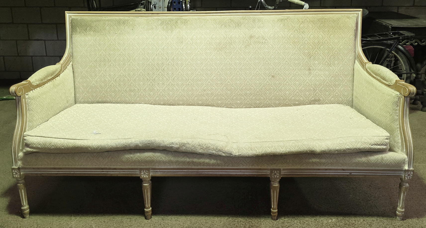 A long French Louis XVI Sofa